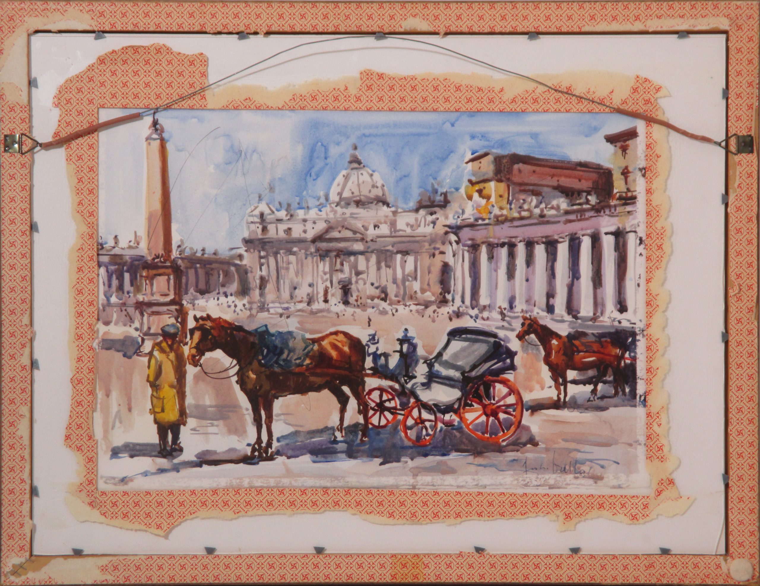 Dellach Fabio "Carrozze in piazza San Pietro"