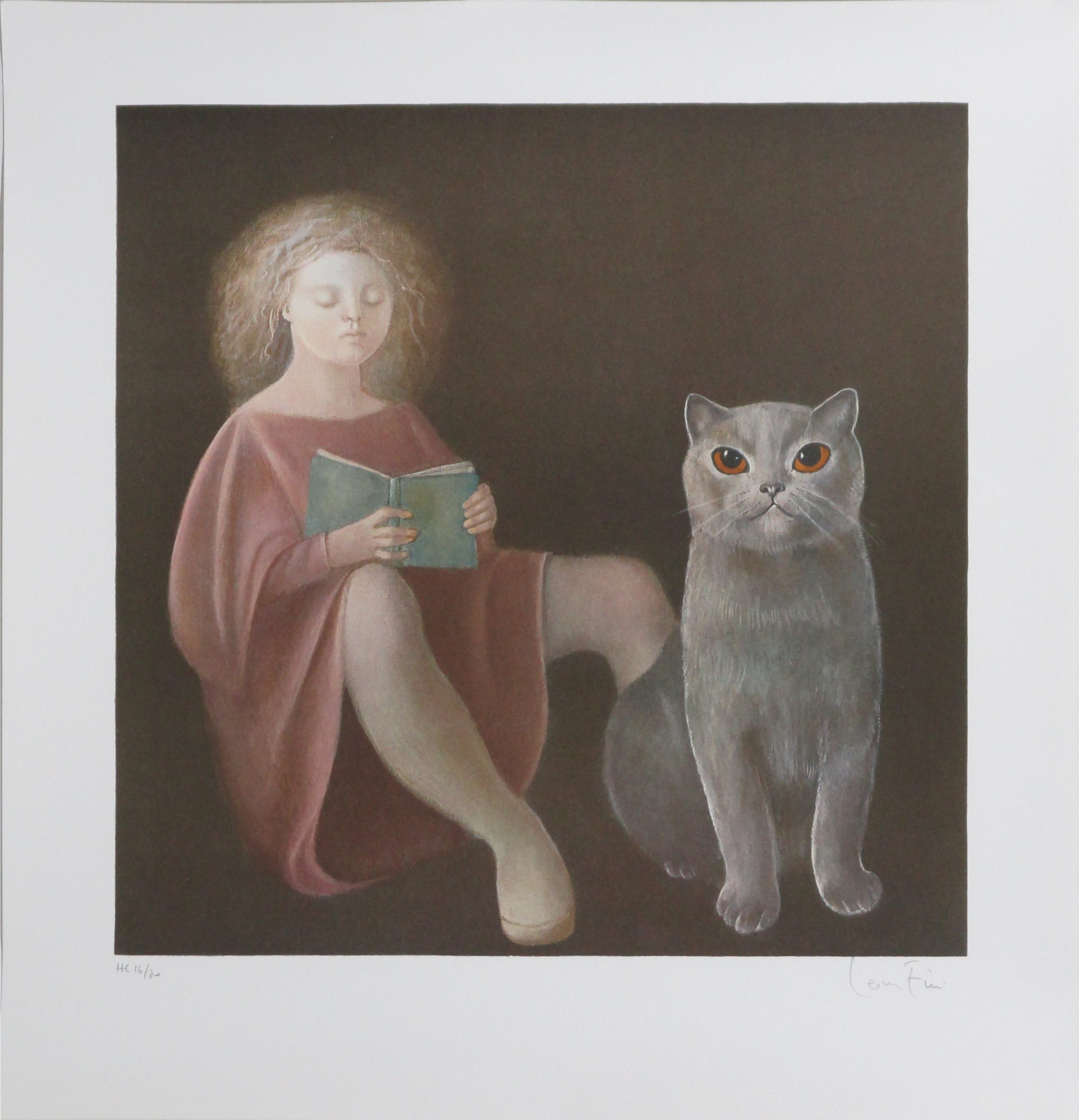 Leonor Fini "La fille et le chat"