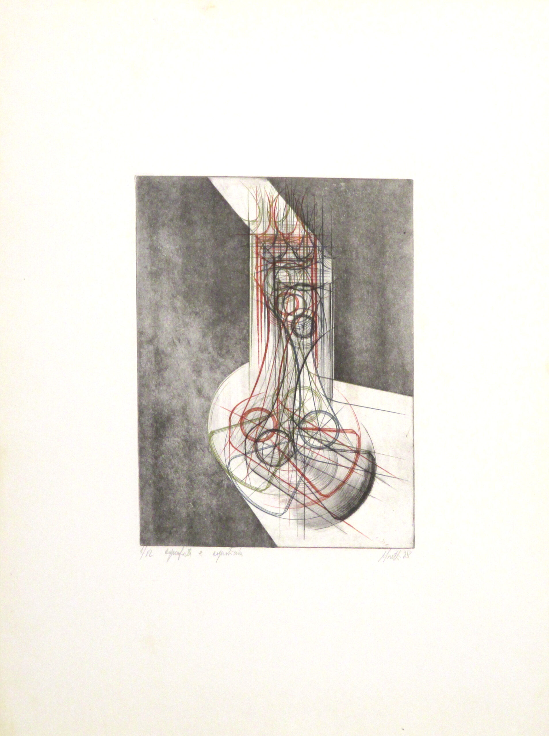 Claudio Moretti "Incisione" cm. 24.5x34