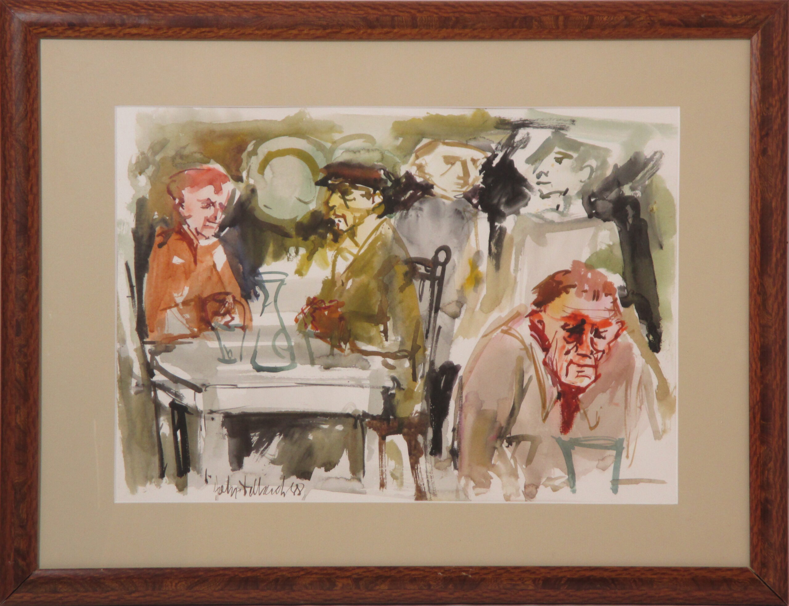 Dellach Fabio "Chiacchiere in osteria" 1988