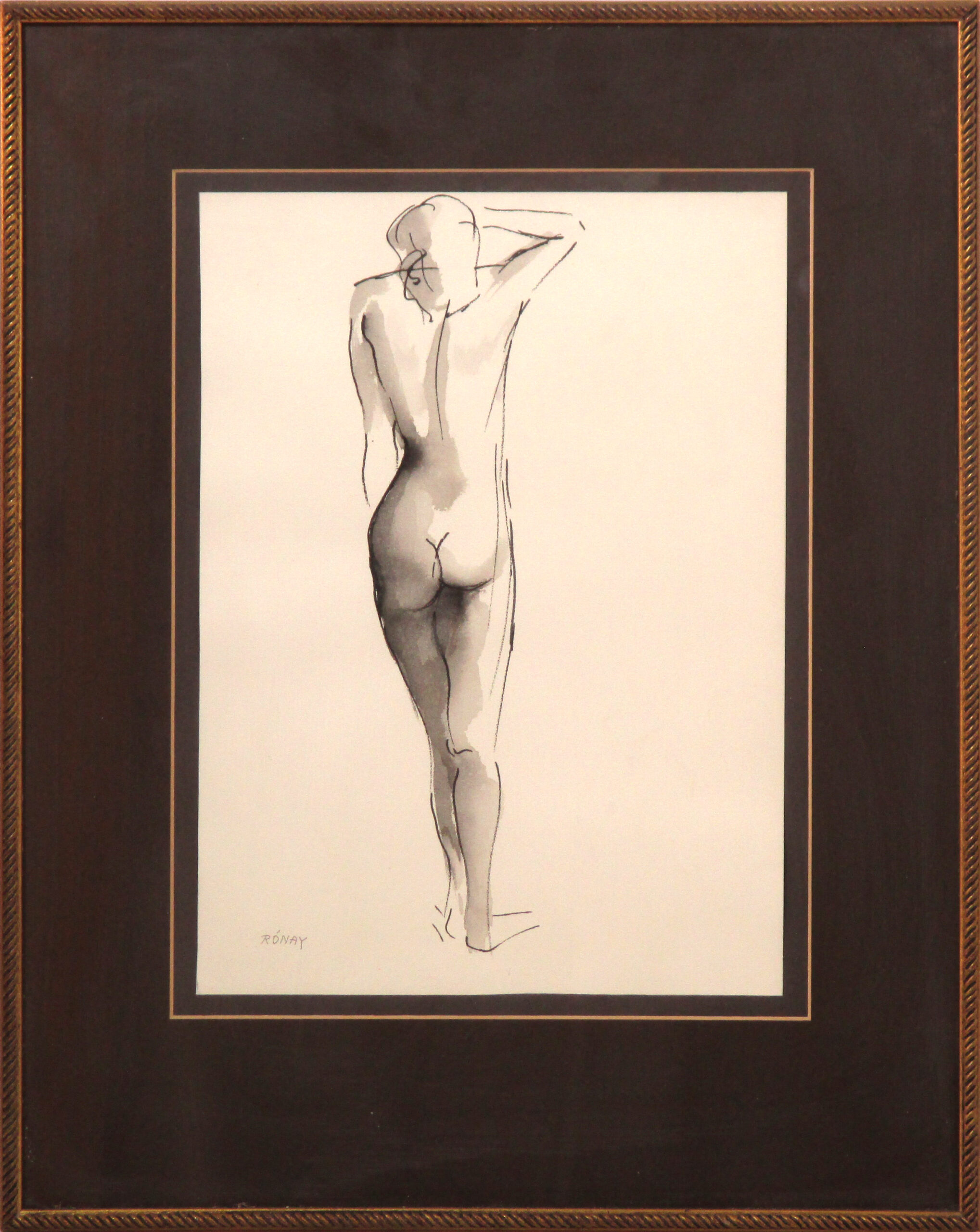 Eva Rónay "Nudo femminile"